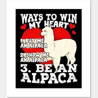 Funny Alpaca Animal Lover Gift Posters and Art
